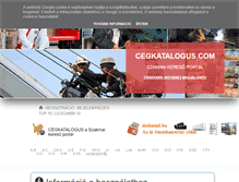 Tablet Screenshot of cegkatalogus.com
